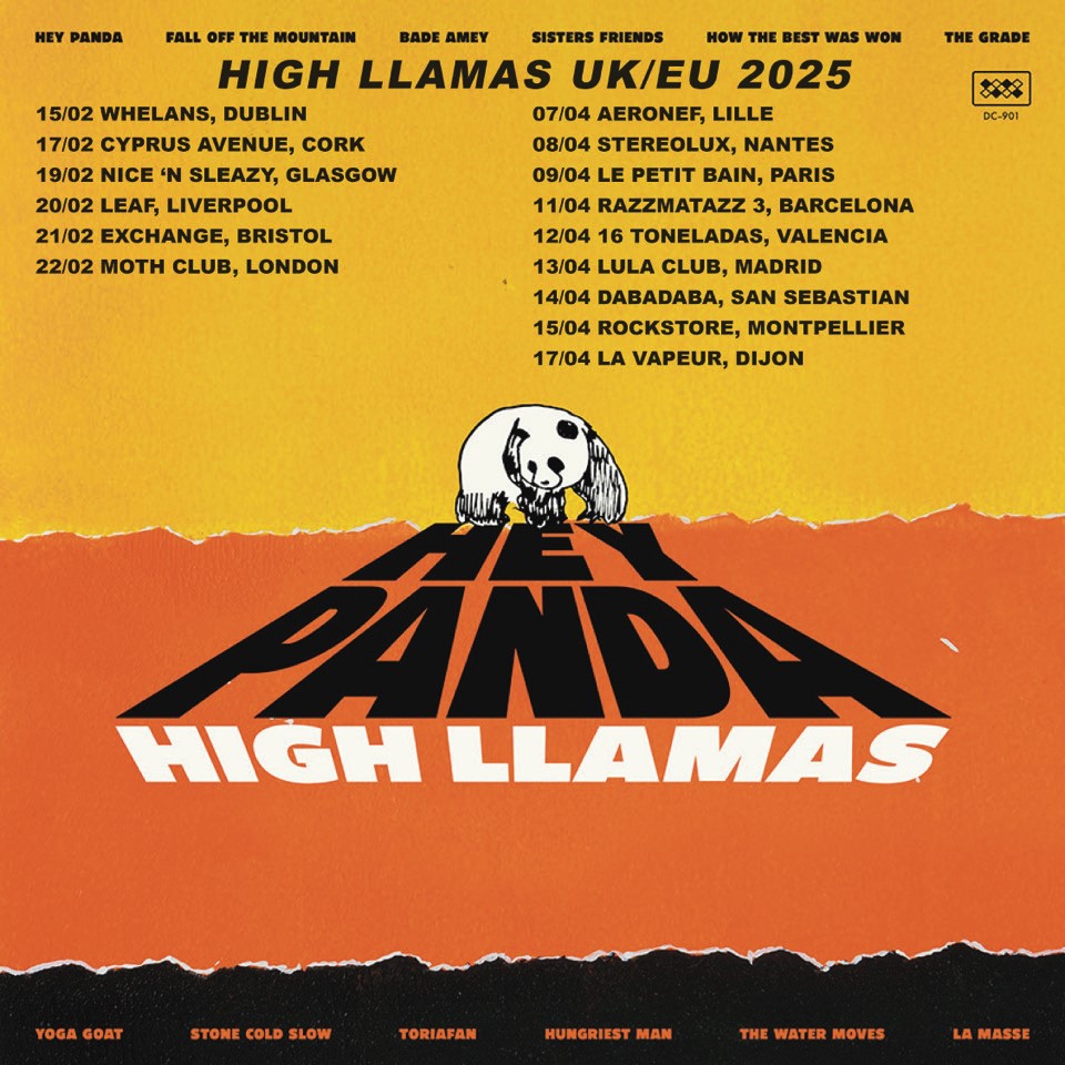 HIGH LLAMAS TOUR DATES UK/EU 2025